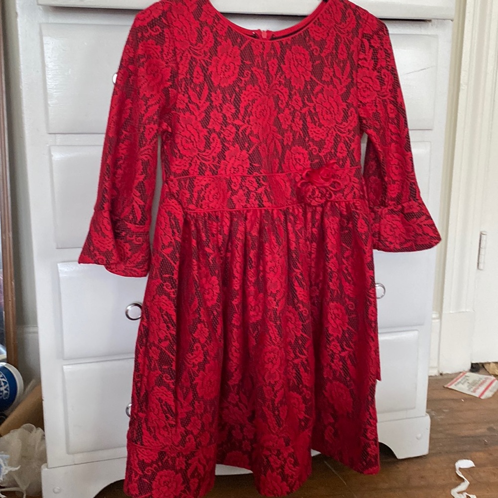 Bonnie Jean Red Christmas Dress